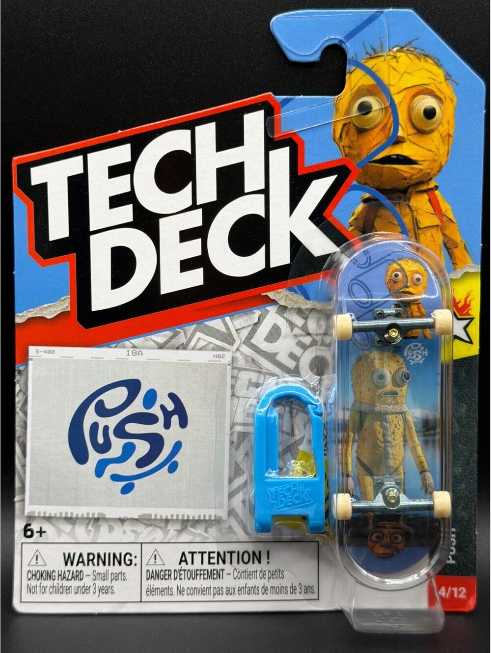 Tech Deck 2026 Push Yellow Man Fingerboard 4/12 96mm Skateboard New Sealed